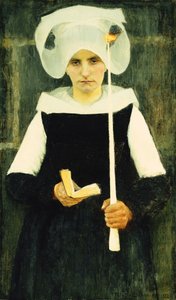 Bretonne au pardon - Pascal Adolphe Jean Dagnan Bouveret