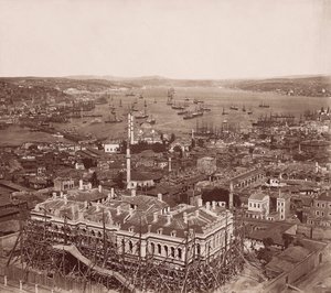 Le Bosphore depuis la Tour de Beyazıt