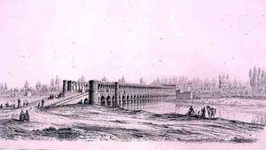 Pont Allah Verdi Khan, à Ispahan, de 