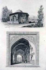 Kiosque dans le palais Golestan Qajar 