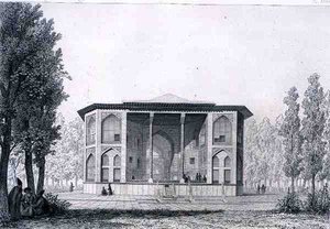 Pavillon des Huit Paradis, à Ispahan, de 