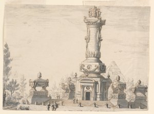 Conception pour une scène : Un cimetière - Pasquale Canna