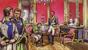 Napoléon signe les articles d