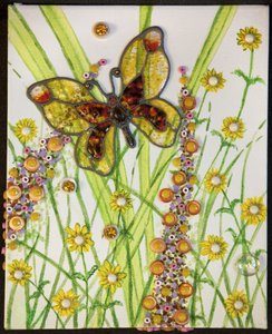 Papillons, jaunes et bruns, 2016 - Pat Scott