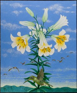 Oiseaux précoces, 2011 (acrylique sur calicot)