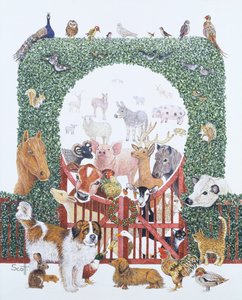 Paix et bonne volonté (huile sur toile) - Pat Scott