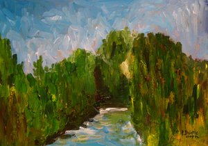 Rivière sinueuse, 2009 - Patricia Brintle