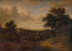 Vue de la Tamise : Greenwich au loin, 1820