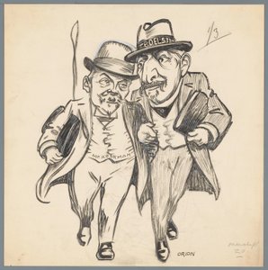 Troelstra et Kolkman - Patricq Kroon (signed by artist)