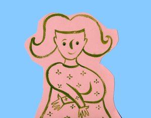 Horoscope : le signe de la Vierge. Illustration de P. La Porta
