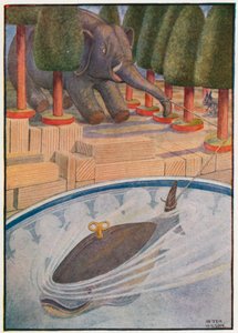 La baleine a commencé à tirer, et l