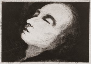 Vincent van Gogh sur son lit de mort