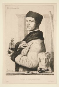 Portrait de Félix Bracquemond - Paul Adolphe Rajon