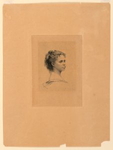 Portrait de Mlle. Delaporte - Paul Adolphe Rajon