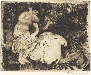 Léda au bain - Paul Albert Besnard
