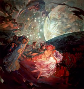 La Vérité traînant les sciences pour illuminer les hommes - Paul Albert Besnard