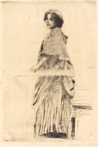 Femme en cape - Paul Albert Besnard