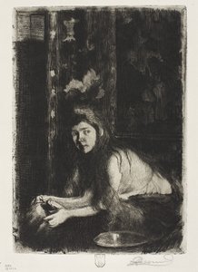 Femme avec un Vase, 1894 - Paul Albert Besnard