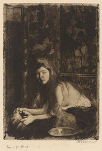 La Femme au Vase - Paul Albert Besnard
