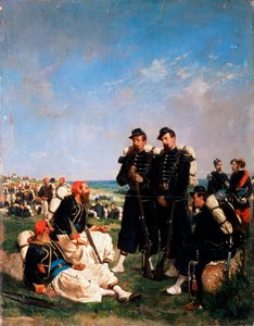 Un Camp Français près de Sébastopol, 19ème siècle