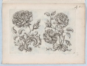 Série de petits motifs floraux, planche 5
