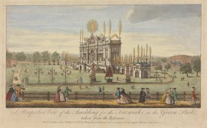 Vue en perspective du bâtiment pour les feux d
