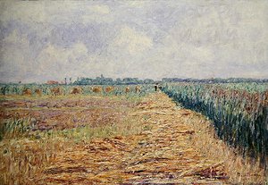Un paysage hollandais plat sous un ciel d