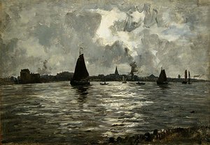 Paysage fluvial à Unterelbe
