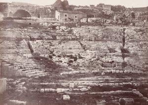 Théâtre de Syracuse (Amphithéâtre de Syracuse),1865 (photo) - Paul Berthier