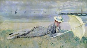 Sur la plage - Paul Cesar Helleu