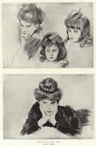 Études de la vie des filles - Paul Cesar Helleu