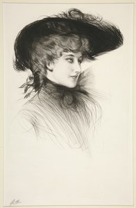 Sans titre (buste de femme) - Paul Cesar Helleu