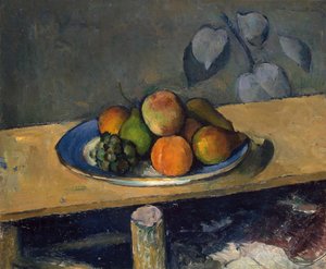 Pommes, poires et raisins, vers 1879