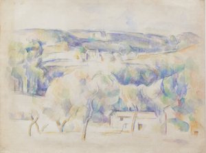 Maison et bosquet, vers 1890