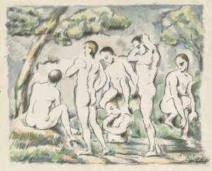Les Baigneuses (Petite planche) - Paul Cézanne