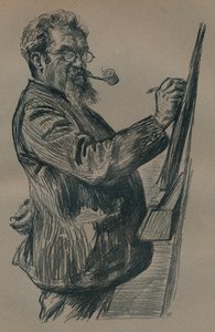 Portrait posthume de Henry Stacy Marks, vers 1899