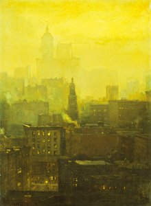 Nocturne urbain - Paul Cornoyer
