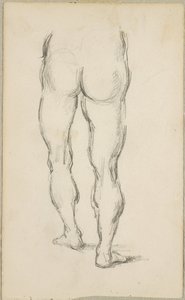 Après Luca Signorelli : étude de jambes, vers 1883-86