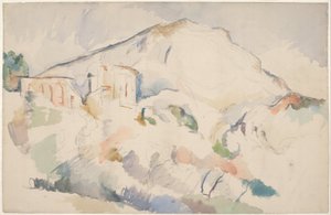 Château Noir et Mont Sainte-Victoire, vers 1890-1895 - Paul Cézanne