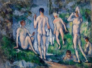 Groupe de baigneurs