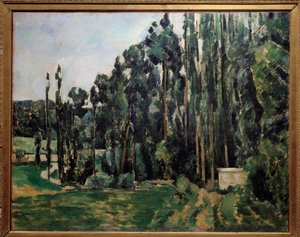 Les peupliers - Paul Cézanne