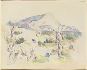 Mont Sainte-Victoire, vue de Lauves, 1902-06