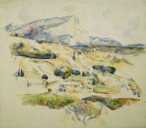 La Montagne Sainte-Victoire vue des Lauves, vers 1902-1906