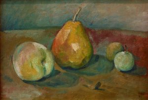 Nature morte avec des poires - Paul Cézanne
