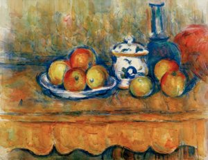 Pommes, carafe et sucrier - Paul Cézanne
