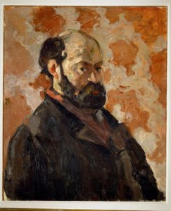 Autoportrait sur fond rose - Paul Cézanne