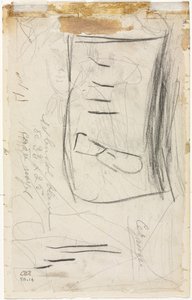 Esquisse de Madame Cézanne (verso)
