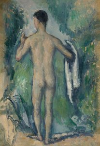 Baigneuse debout, vue de dos