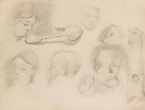 Études de la tête d