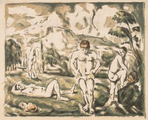 Les baigneurs (grande planche)